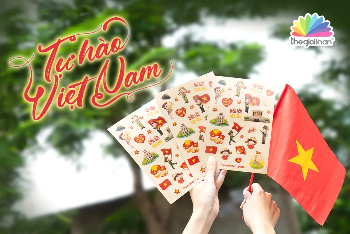 Mừng Lễ Quốc Khánh - Tặng ngay 1 bộ Sticker Việt Nam